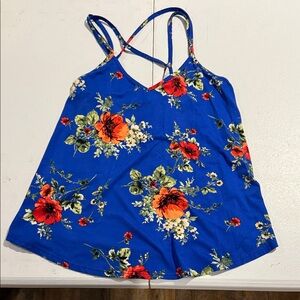 Papermoon Vibrant Blue Floral Camisole